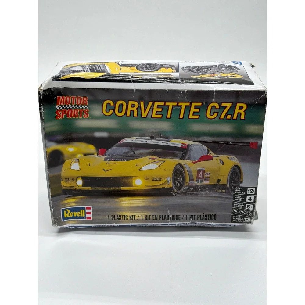 Revell Corvette C7.R Motor Sports‎ 1:25 Scale Plastic Model Kit 85-4304 Skill